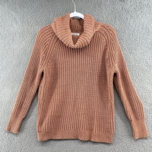 Haven Well Within Sweater Women’s Size Small Chunky Knit Cotton Cowl Neck